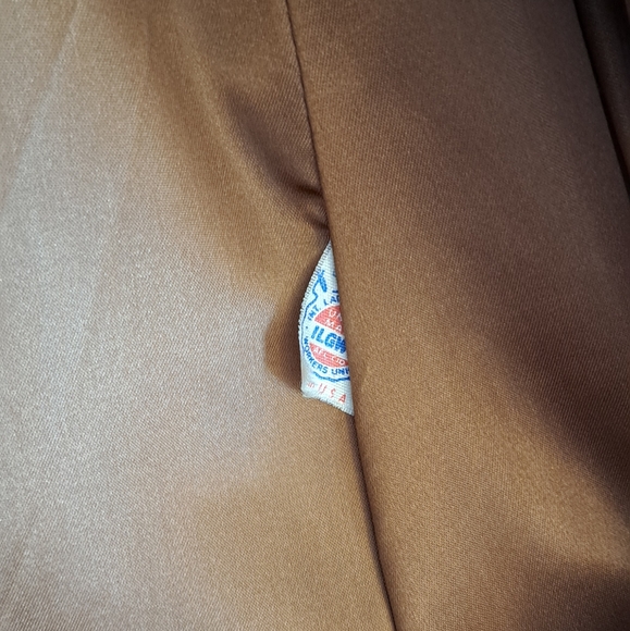 J.G. Hook VTG 100% Pure Wool Brown Herringbone Long A line Winter Pea Coat M - Picture 8 of 11